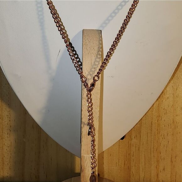 Faceted Teardrop Bead Tiered Statement Necklace Pre-owned Jewelry NWOT - Picture 5 of 7